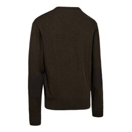 Deerhunter Herren Pullover Harrington V-neck Brown Melange 2XL