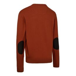 Deerhunter Herren Pullover Harrington V-neck Oak Rust Melange L
