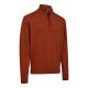 Deerhunter Herren Pullover Harrington 1/2-Zip Oak Rust Melange S