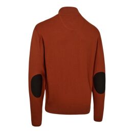 Deerhunter Herren Pullover Harrington 1/2-Zip Oak Rust Melange L