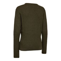Deerhunter Damen Pullover Harrington Cable Forest Ember Melange 46