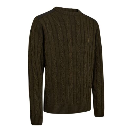 Deerhunter Herren Pullover Randall O-neck Art Green XL