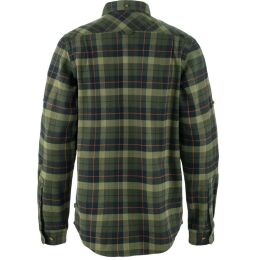 Fj&auml;llr&auml;ven Herren Flanellhemd Singo Black-Deep Forest S