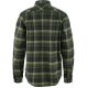 Fjällräven Herren Flanellhemd Singo Black-Deep Forest S