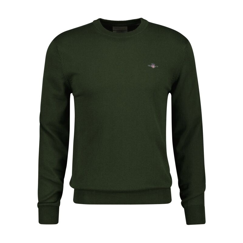 Gant Herren Strickpullover mit Lammwolle