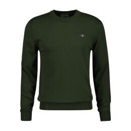 Gant Herren Strickpullover mit Lammwolle