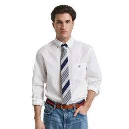 Gant Herren Hemd Classic Poplin White XXL