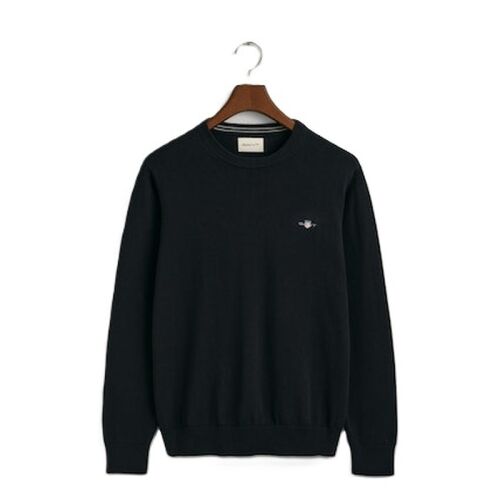 Gant Herren Pullover Classic C-Neck Black M