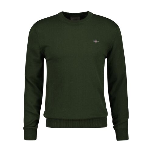Gant Herren Strickpullover mit Lammwolle Country Green XXL