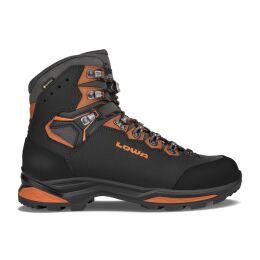 Lowa Herren Trekkingstiefel Camino EVO GTX Schwarz/Orange 10 UK - 44,5 EU