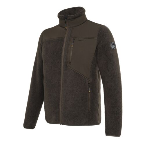Beretta Herren Halifax Sherpa Fleece Jacket Brown Bark