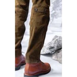 Habsburg Herren Hose aus Lammvelours Wagrain Oliv