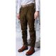 Habsburg Herren Hose aus Lammvelours Wagrain Oliv