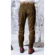 Habsburg Herren Hose aus Lammvelours Wagrain Oliv