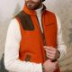 Habsburg Herren Outdoor Gilet aus Schurwolle Drasing Orange
