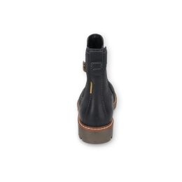 Camel Active Damen Chelsea Boots Crazy Horse gef&uuml;ttert Schwarz