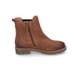 Camel Active Damen Chelsea Boots Crazy Horse gef&uuml;ttert Braun