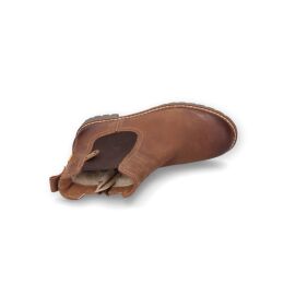 Camel Active Damen Chelsea Boots Crazy Horse gef&uuml;ttert Braun 39