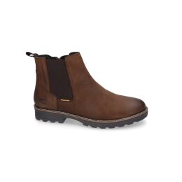 Camel Active Herren Chelsea Boots Tumbled Nubuk Dunkelbraun 41