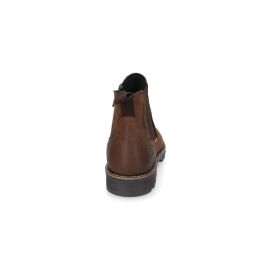Camel Active Herren Chelsea Boots Tumbled Nubuk Dunkelbraun 44