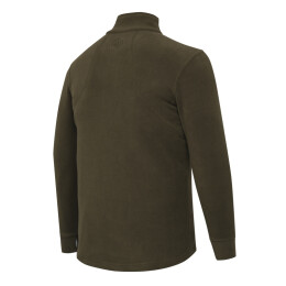 Beretta Herren Thermofleece Shirt HP Logo Half Zip Brown Bark L