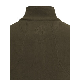 Beretta Herren Thermofleece Shirt HP Logo Half Zip Brown Bark L