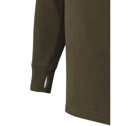 Beretta Herren Thermofleece Shirt HP Logo Half Zip Brown Bark L