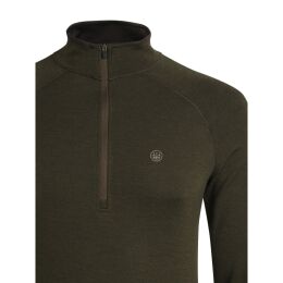 Beretta Herren Glider Merino Half Zip Sweater Green Moss