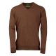 Laksen Herren Pullover Sussex V-Ausschnitt Rum M