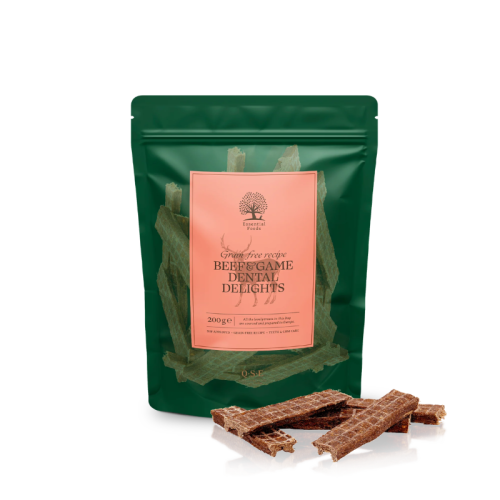 Essential Foods Grain-Free Beef & Game Dental Delats 200g
