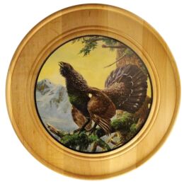 AKAh Ehrenscheibe aus Massivholz 30cm