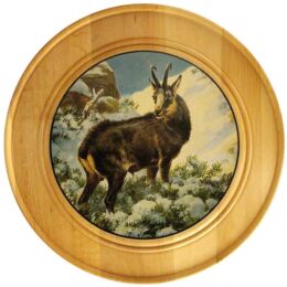 AKAh Ehrenscheibe aus Massivholz 30cm