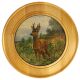 AKAh Ehrenscheibe aus Massivholz 30cm Fuchs