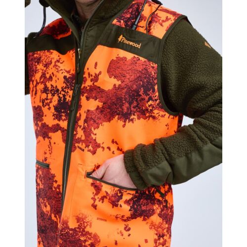 Pinewood Herren Jagd Weste Camou Strata Blaze L
