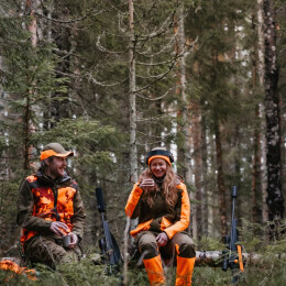 Pinewood Herren Jagd Weste Camou Strata Blaze L