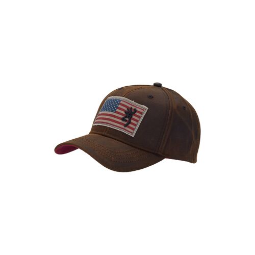 Browning Unisex Cap Liberty Wax Dark Brown