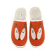Adelheid Damen Filzpantoffel Fuchs orange