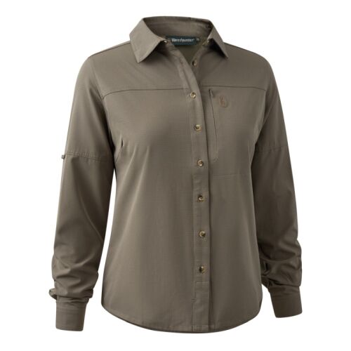 Deerhunter Lady Canopy Bluse Stone Grey 36