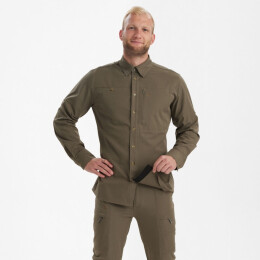 Deerhunter Herren Canopy Hemd Stone Grey 39/40