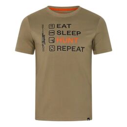 Seeland Herren T-Shirt Cross List Covert Green