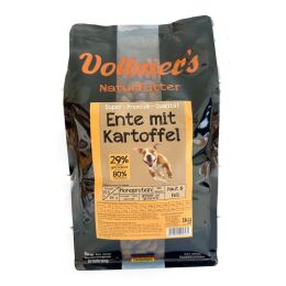 Vollmers Hunde Trockenfutter Ente mit Kartoffel 1kg