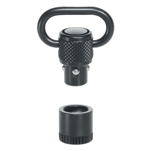 Halder Riemenbügel und Buchse Push & Go 9,5mm in Holz drehbar 23mm
