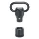 Halder Riemenbügel und Buchse Push & Go 9,5mm in Holz drehbar 23mm