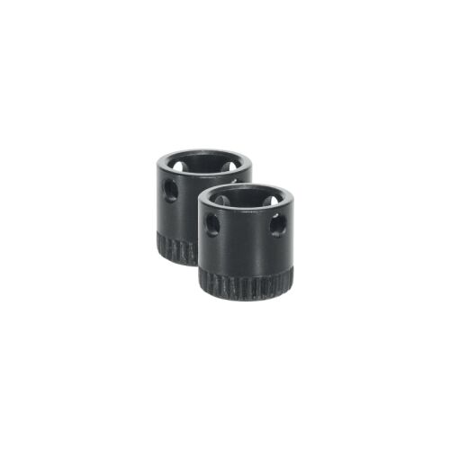 Halder Buchse ohne Riemenbügel Push & Go 2er Set 9,5mm in Holz arretierbar