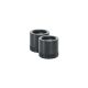 Halder Buchse ohne Riemenbügel Push & Go 2er Set 9,5mm in Holz drehbar