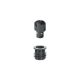 Halder Studadapter und Buchse 6,0mm in Kunststoff arretierbar