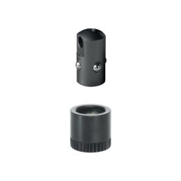 Halder Studadapter und Buchse 9,5mm in Holz drehbar