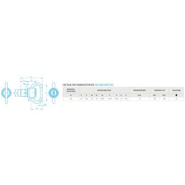 Halder Riemenb&uuml;gel QD 9,5mm Schmaler B&uuml;gel 23mm