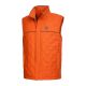 Rascher Signal-Loden-Steppweste "Prestige" orange-melange