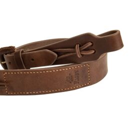 Rigby Gewehrriemen aus Bakers Oak Bark Stirrup Butt-Leder